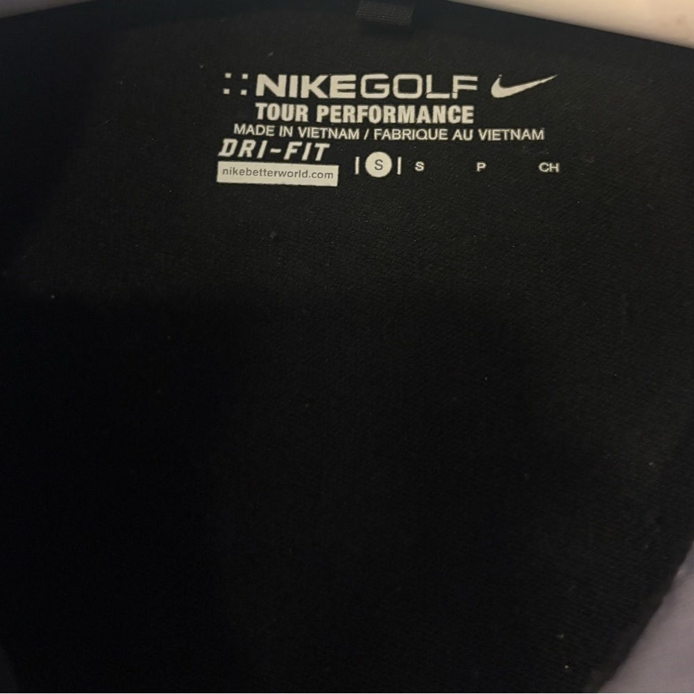 Nike Golf Black Dri-FIT 3/4 Zip Jacket - Picture 3 of 3